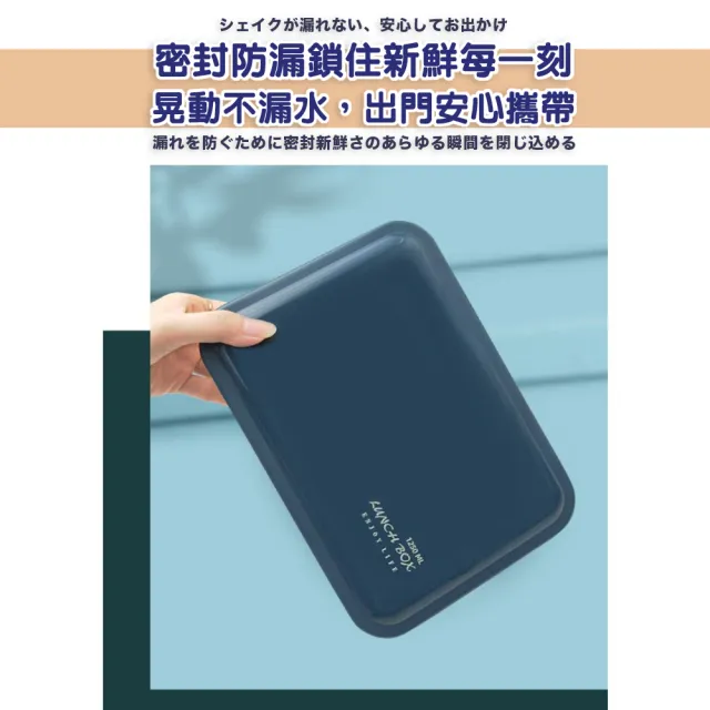 【FAT WAY OUT!】韓風創新設計超便攜飲食控管211 餐盤便當盒-1250ML(211餐盤 減脂便當盒)