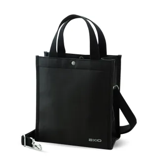 【AXIO】KISS Shoulder bag 隨身帆布吐司包(AKT-286B 黔黑色)