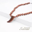 【Selene】象牙造型金砂石項鍊(珠約8mm)