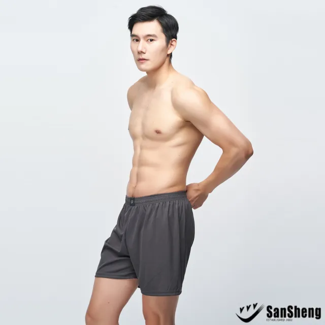 【SanSheng 三勝】3件組MIT台灣製排汗機能平口褲(機能布料 快速排汗 排除黏膩)
