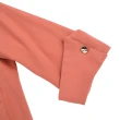 【OUWEY 歐薇】質感金屬壓紋雙排扣短版西裝外套3222084715(淺紅)