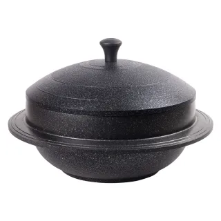 大理石重力鑄造韓式炊煮鍋18cm