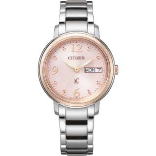 【CITIZEN 星辰】xC亞洲限定光動能時尚腕錶-32.5mm(EW2425-57W)