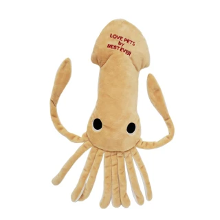 【DOCKY PET+】Bestever 大王魷魚寵物玩具(可愛造型寵物玩具有兩種聲響適合拍照裝飾)