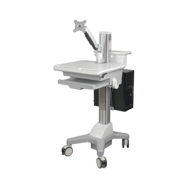 ErgoGrade EGCNR02 移動式螢幕支架 適用20-27吋顯示器 臺灣製3年保固 鋼鋁合金VESA相容