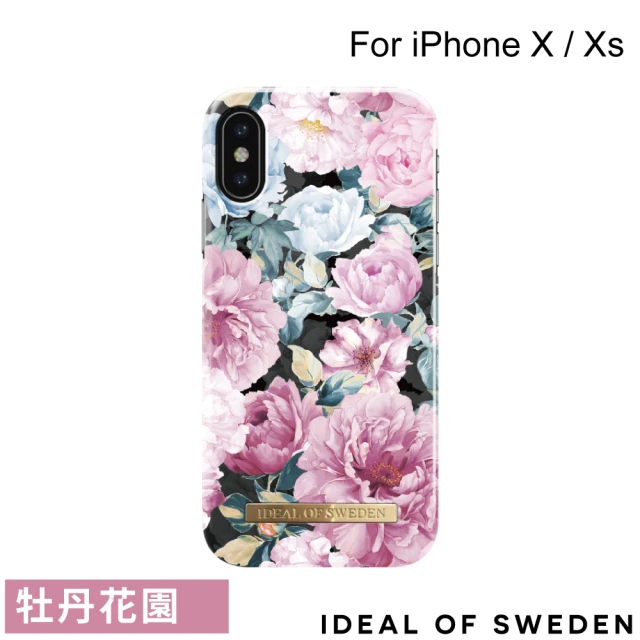 【iDeal Of Sweden】iPhone X / Xs 5.8吋 北歐時尚瑞典流行手機殼(牡丹花園)