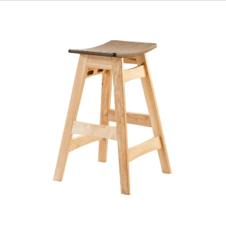 【RICHOME】奧斯頓60CM實木高腳椅/吧台椅/休閒椅/餐椅(多功能用途)