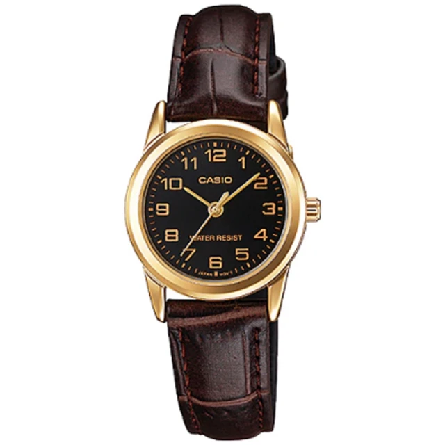 【CASIO 卡西歐】時尚復古腕錶(LTP-V001GL-1B)