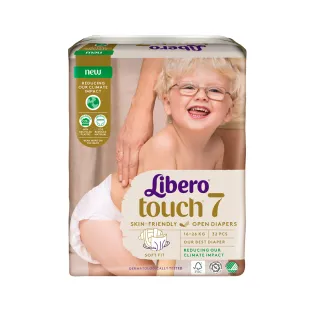 【麗貝樂】Touch黏貼型 7號 XXL 紙尿褲/尿布(32片)