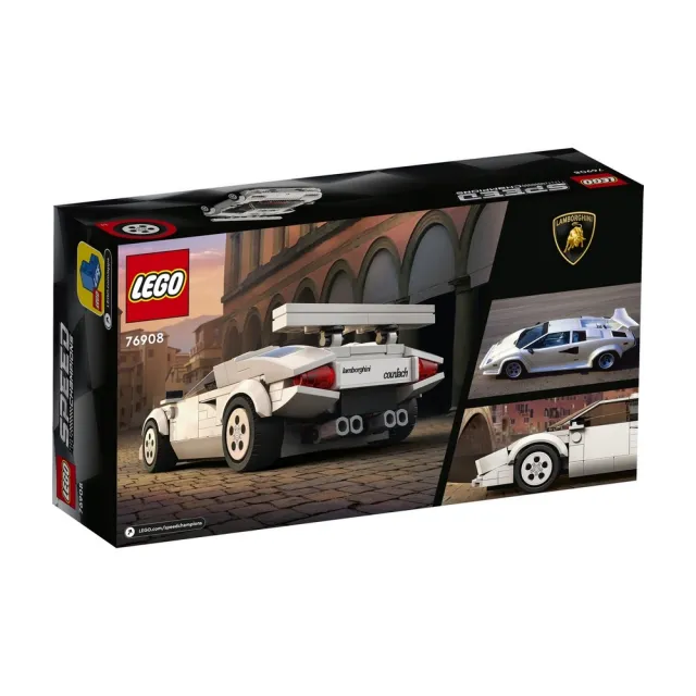 【LEGO 樂高】極速賽車系列 76908 Lamborghini Countach(藍寶堅尼  賽車)