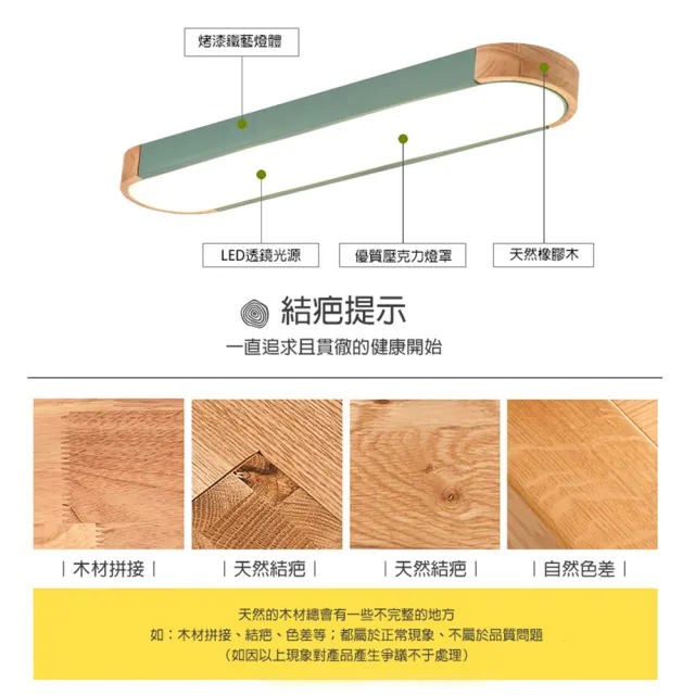 【Honey Comb】北歐馬卡龍LED54W遙控調光調色吸頂燈、六種顏色(V2651C54)
