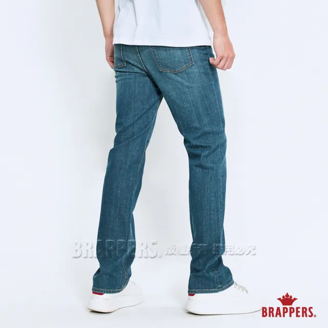 【BRAPPERS】男款 高腰微彈性直筒褲(淺藍)
