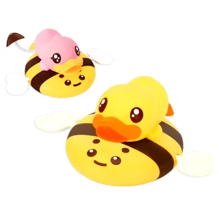 【B.Duck 小黃鴨】小蜜蜂拉線鴨洗澡玩具2入 BD026B(浴室 戲水玩具)