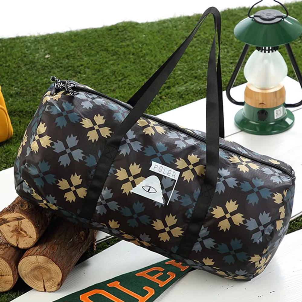 【POLER STUFF】POLER STUFFABLE DUFFEL BAG 隨身輕巧收納袋 旅行袋(雪花熊掌)