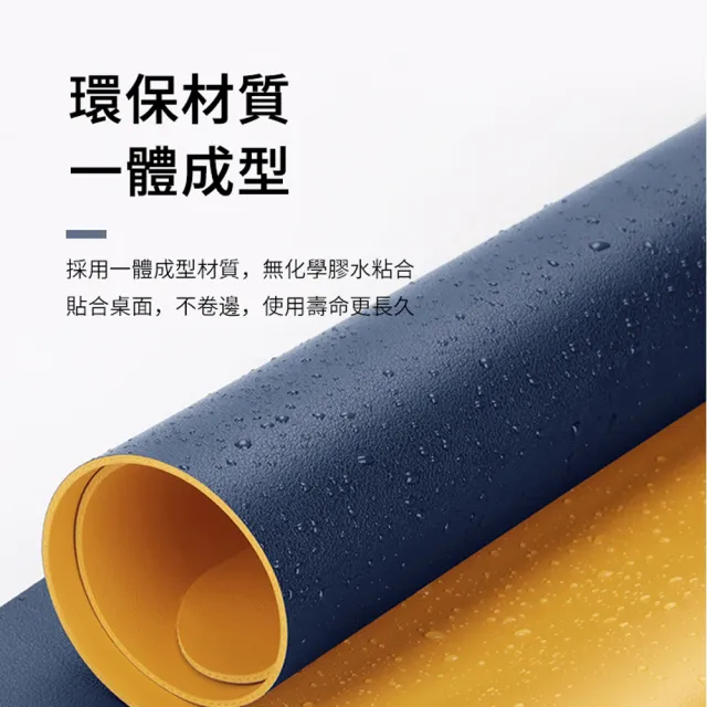 【ANTIAN】簡約辦公電腦桌墊 大尺寸書桌寫字墊 多功能雙面皮革鍵盤墊 滑鼠墊 開學用品