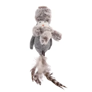【P.L.A.Y.】狂野貓咪-快樂鳥灰色(有機貓草 響紙 貓玩具)