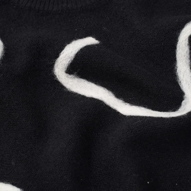 【PESCE】長袖圓領套頭毛衣、Cashmere喀什米爾設計款套衫(喀什米爾/羊絨/羊毛/保暖/上衣/圓領)