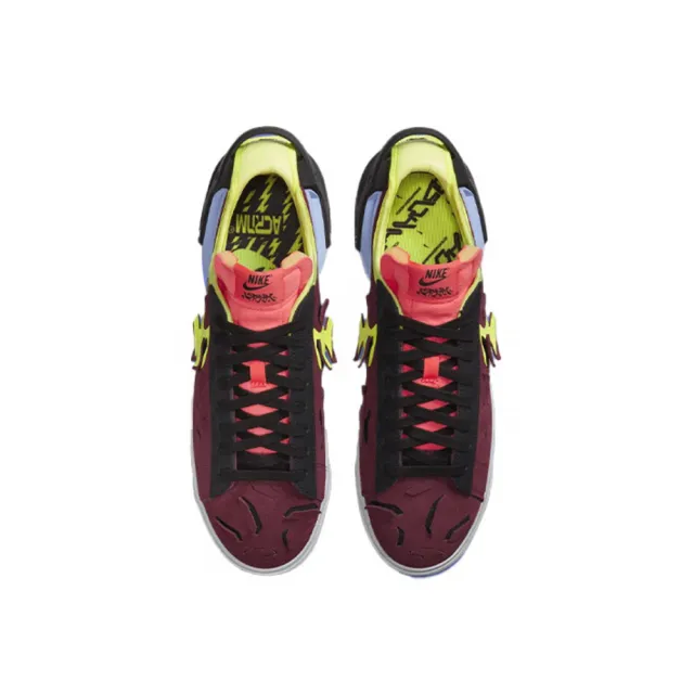 NIKE 耐吉】ACRONYM x Nike Blazer Low 科技機能酒紅滑板鞋休閒鞋