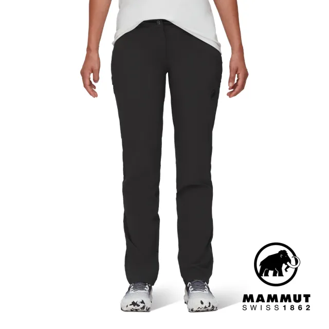【Mammut 長毛象】Runbold Pants W 耐磨彈性機能長褲 幻影黑 女款 #1022-01680