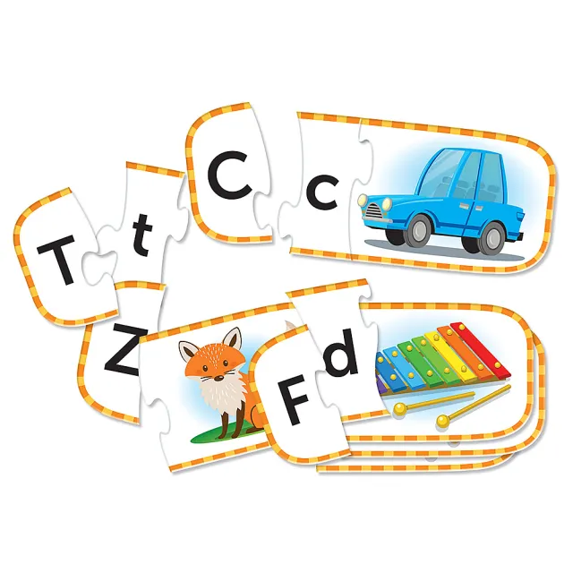 【Learning Resources】美國教學資源-大小寫字母拼圖卡
