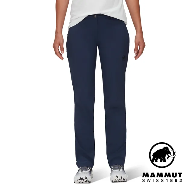 【Mammut 長毛象】Runbold Pants W 耐磨彈性機能長褲 海洋藍 女款 #1022-01680