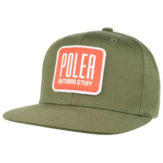 【POLER STUFF】HYPE PATCH HAT 休閒帽 棒球帽(橄欖色)