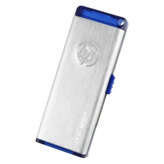 【HP 惠普】64GB USB2.0金屬髮絲紋隨身碟v257w(10入組)