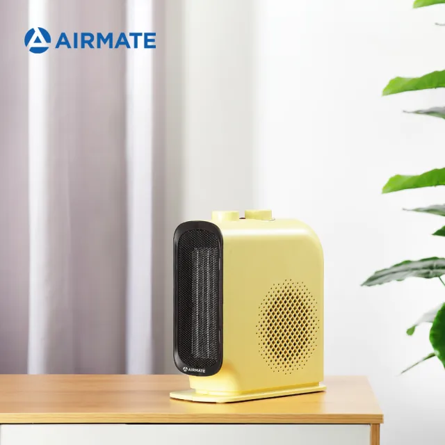 【AIRMATE 艾美特】1300瓦PTC陶瓷電暖器HP13109檸檬黃