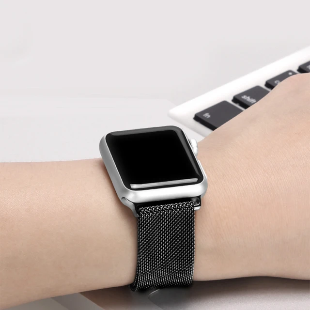【吉米3C】Apple Watch S6/SE/5/4 42mm/44mm 米蘭式不鏽鋼錶帶(Apple Watch 通用 錶帶)