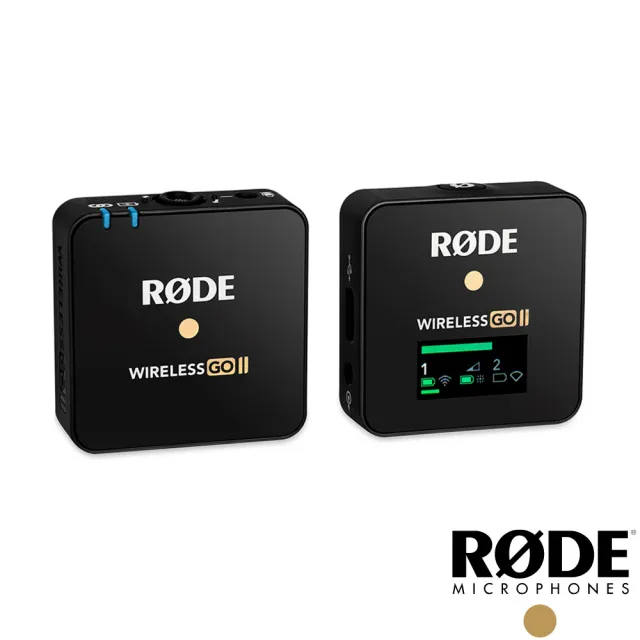 【RODE】WIRELESS GO II SINGLE 一對一二代微型無線麥克風(公司貨-再送BASEUS 100W 快充數據線)