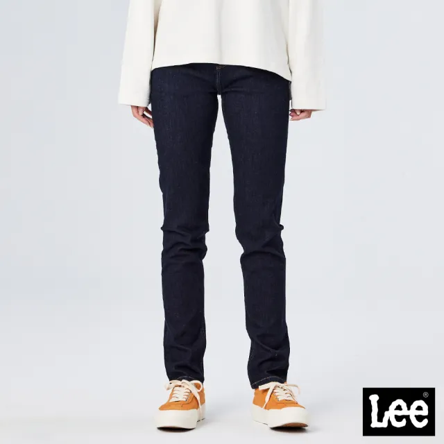 【Lee】出清品-女裝 牛仔褲 / 409 中腰合身小直筒 清水洗(LL210284898)