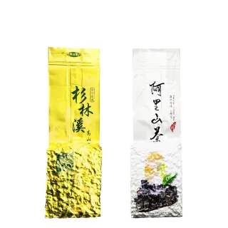 【新造茗茶】高山輕焙烏龍茶組 150g x4包(阿里山/杉林溪)