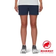 【Mammut 長毛象】Runbold Roll Cuff Shorts W 耐磨彈性機能短褲 海洋藍 女款 #1023-00700