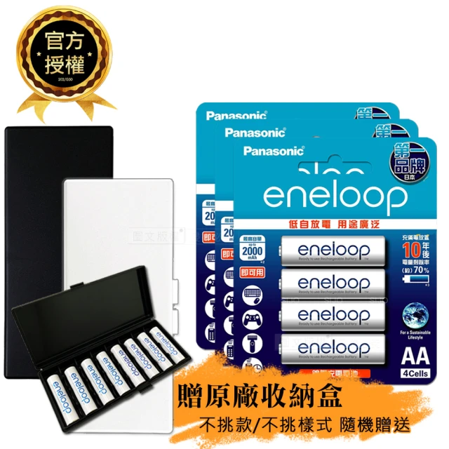 【Panasonic 國際牌】eneloop 標準款 鎳氫充電電池 BK-3MCCE4B-3號12入