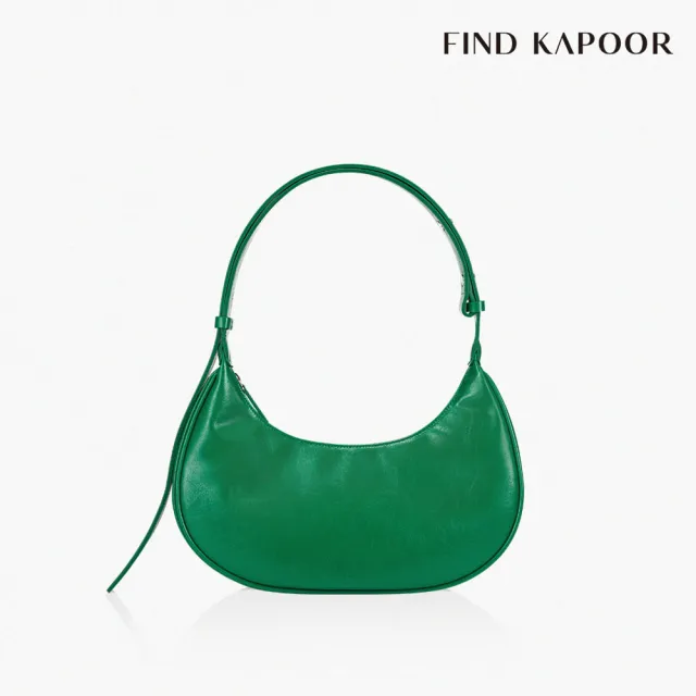 【FIND KAPOOR 官方直營】PENNY 32 褶紋系列 彎月肩背包- 綠色