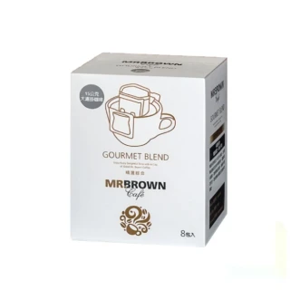 【MR. BROWN Cafe】伯朗咖啡大濾掛咖啡-精選綜合(15gx8入x6盒)