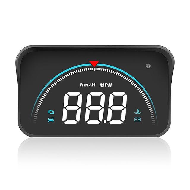 【領先者】M8 白光大字體3.5吋 HUD OBD2多功能汽車抬頭顯示器
