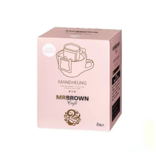 【MR. BROWN Cafe】伯朗咖啡大濾掛咖啡-曼特寧(15gx8入x6盒)