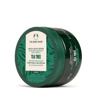 【THE BODY SHOP 美體小舖】茶樹淨化頭皮去角質洗髮霜(240ML/控油)