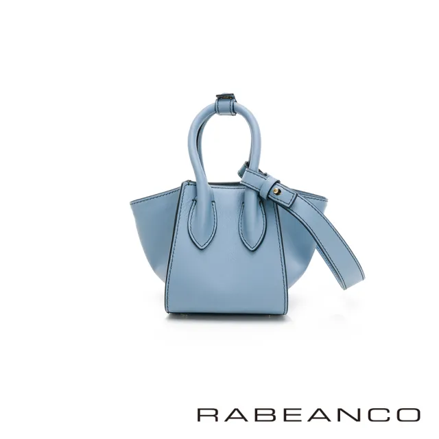 【RABEANCO】LU手提鏈帶斜背包-迷你(淺藍)