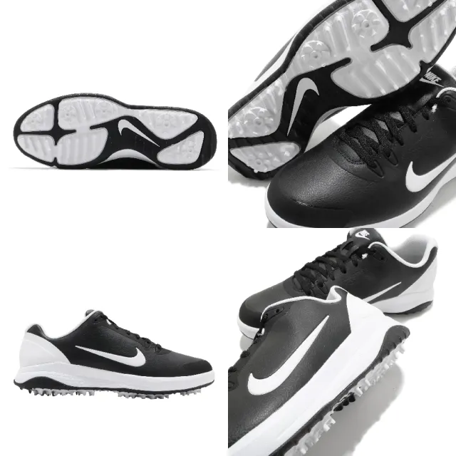 【NIKE 耐吉】高爾夫球鞋 Infinity Golf 寬楦 男鞋 女鞋 避震 包覆 皮革 高球 運動鞋 黑 白(CT0535-001)