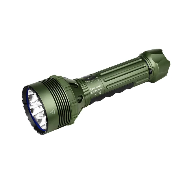 【Olight】錸特光電 X9R 限量琉璃藍 軍綠色(25000流明 強光高亮遠射手電筒)