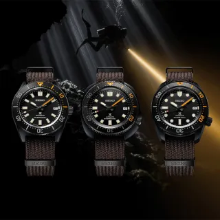 【SEIKO 精工】Prospex 限量 黑潮系列 1970年潛水機械錶 套錶 現代詮釋版 好禮2選1(SPB257J1/6R35-01W0B)