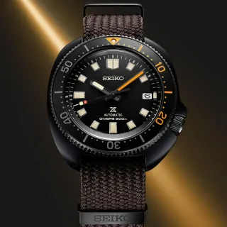 【SEIKO 精工】Prospex 限量 黑潮系列 1970年潛水機械錶 套錶 現代詮釋版 好禮2選1(SPB257J1/6R35-01W0B)