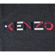 【KENZO】經典色彩logo設計套頭羊毛長袖毛衣(女裝/深灰)
