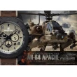 【elegantsis 愛樂時】AH-64 阿帕契直升機限量三眼計時手錶-沙色(ELJX48MQS-AH64-OY01LC)