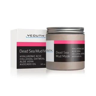 【YEOUTH】淨膚死海泥面膜Dead Sea Mud Mask深層清潔泥膜(含玻尿酸-蘆薈-燕麥、酪梨油)