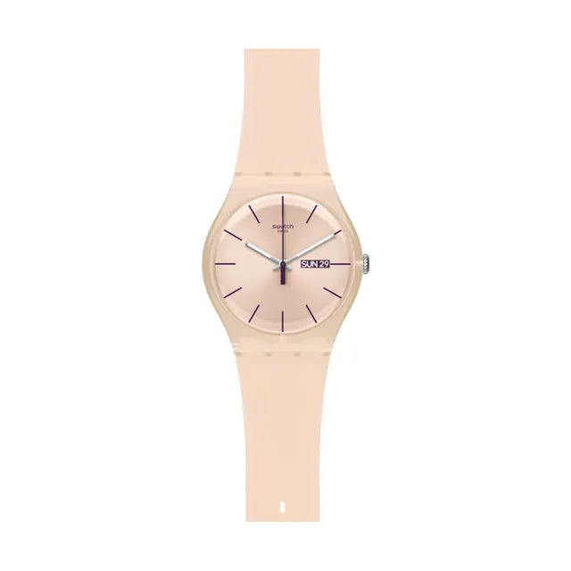 【SWATCH】ROSE REBEL 經典手錶/男錶/女錶/瑞士製造 SUOT700(41mm)