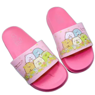 【樂樂童鞋】台灣製角落生物拖鞋-粉色(男童鞋 女童鞋 兒童拖鞋 室內鞋)