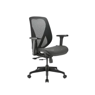 【i-Rocks】T16 人體工學網椅-石墨黑 電腦椅 辦公椅 椅子